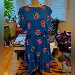 Lilly Pulitzer Blue Floral Dress